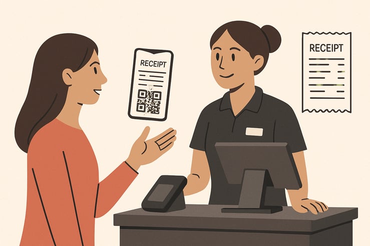 consumer demand for digital receipts  dont include this as text but represent it visually-1