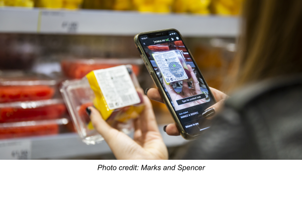 Marks and spencer mobile pay and go