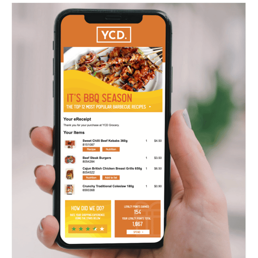 grocery digital receipt