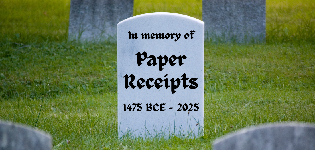 The death of the paper receipt… and what retailers need to do next