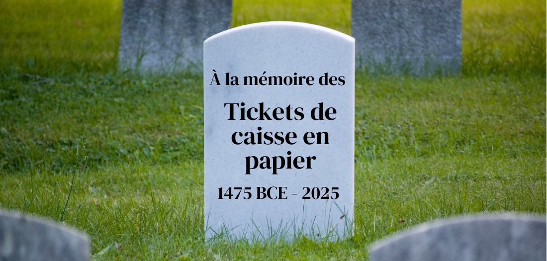 La fin du ticket de caisse papier… et ce que les retailers doivent faire ensuite