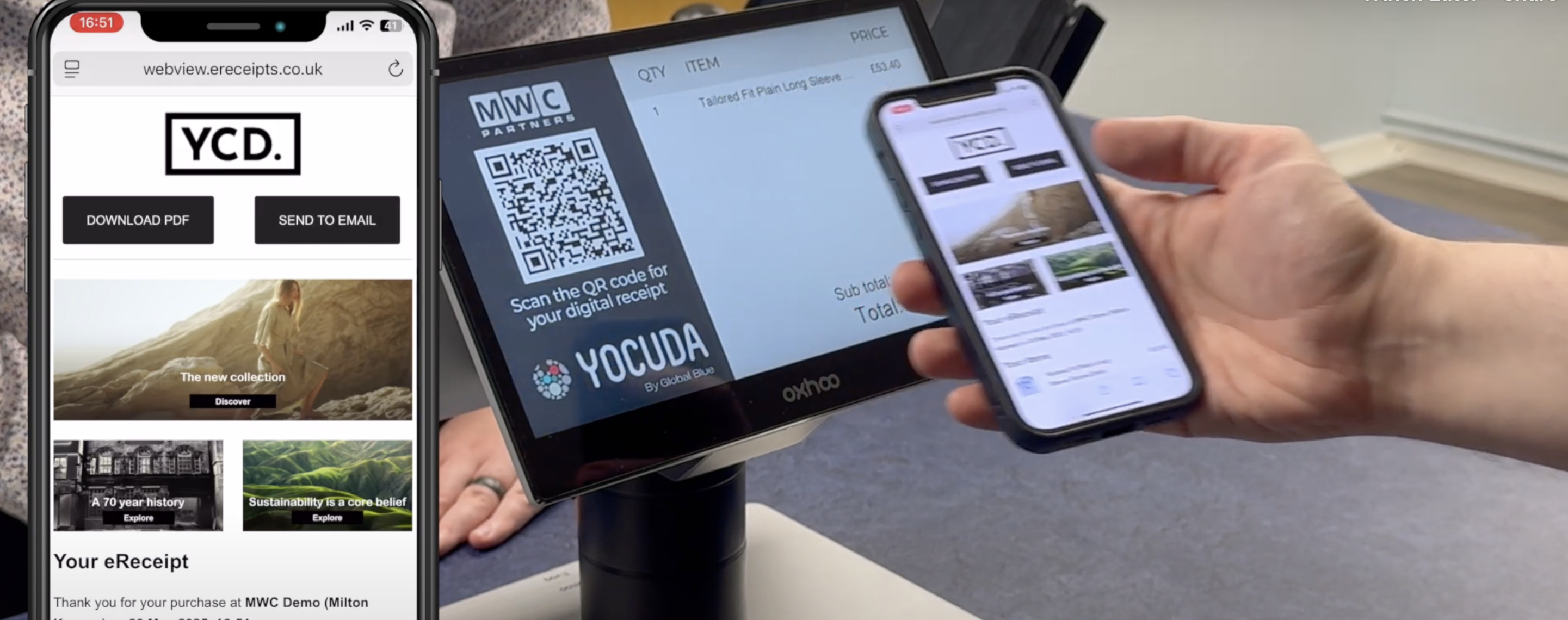 MWC Partners und Yocuda führen mit Cegid Retail Live Store eine integrierte Lösung für digitale Belege und Kundendisplays ein